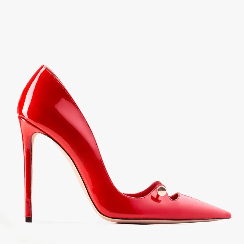 New Pointed Metal Buckle Women - Pipe Bending Spring recension och pris