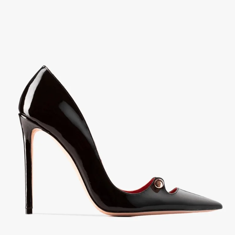 New Pointed Metal Buckle Women - Pipe Bending Spring recension och pris