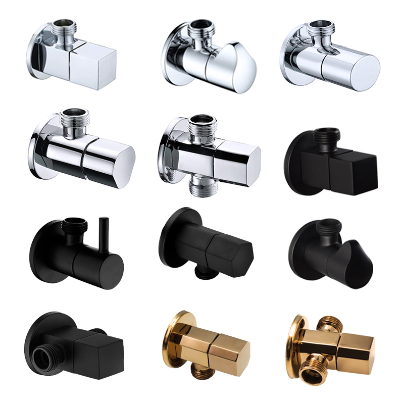 Brass Angle Valve Chrome Black - Toilet Fill Valve recension och pris